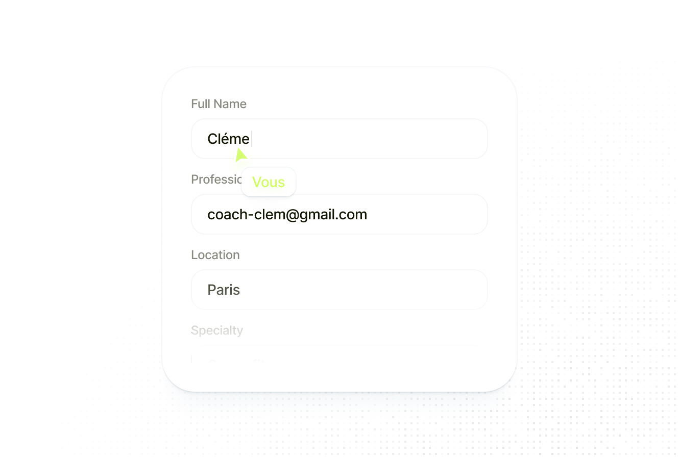 Ekklo fitness coaching software dashboard