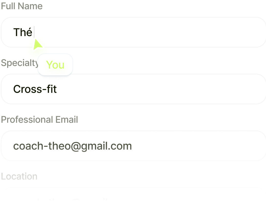 Ekklo fitness coaching software dashboard