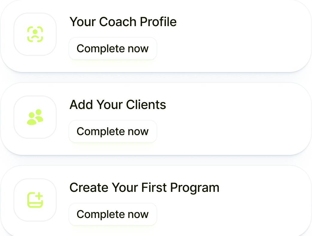 Ekklo fitness coaching software dashboard
