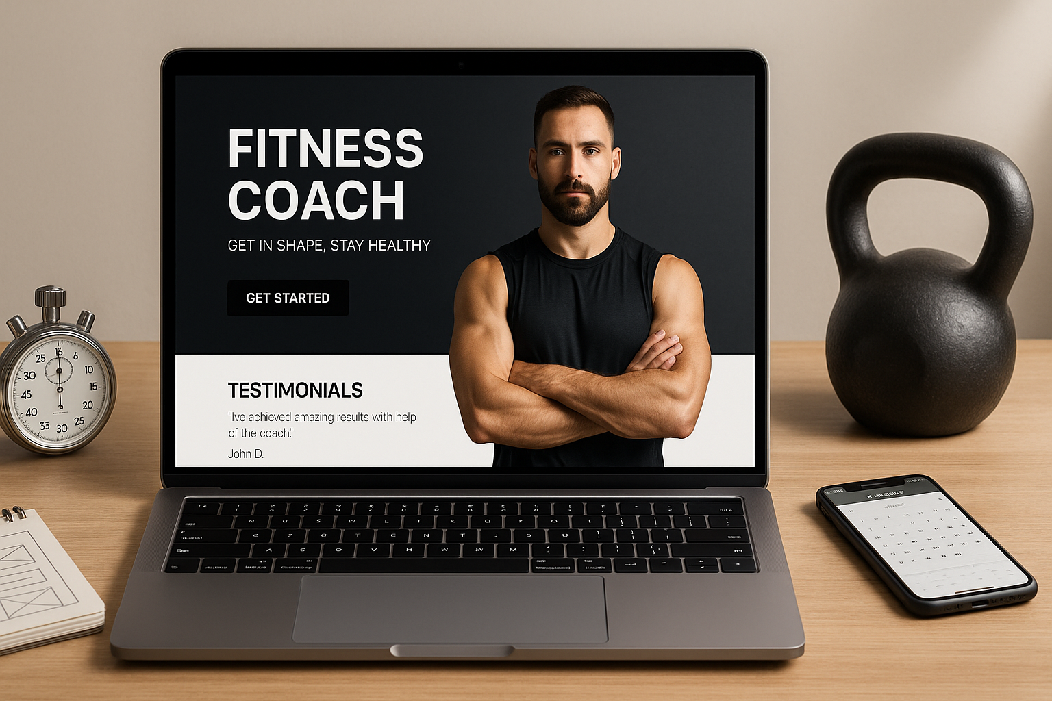 Créer un site web de coach sportif qui convertit (guide)