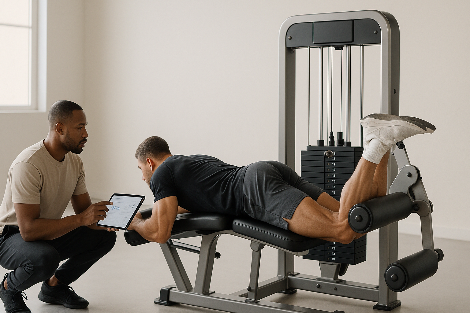 Guide leg curl pour ischios forts et équilibrés