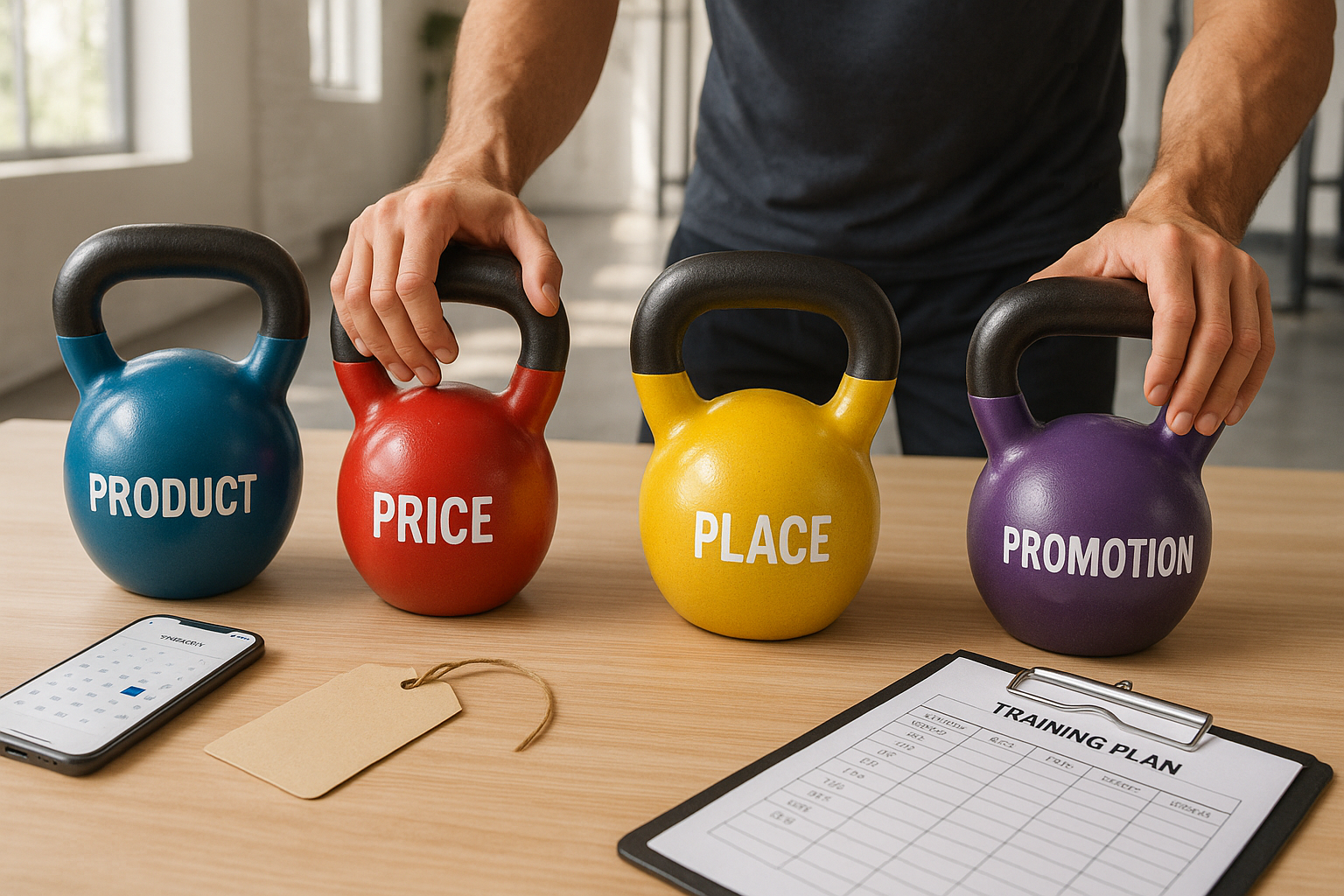 Guide actionnable du marketing mix fitness pour coachs