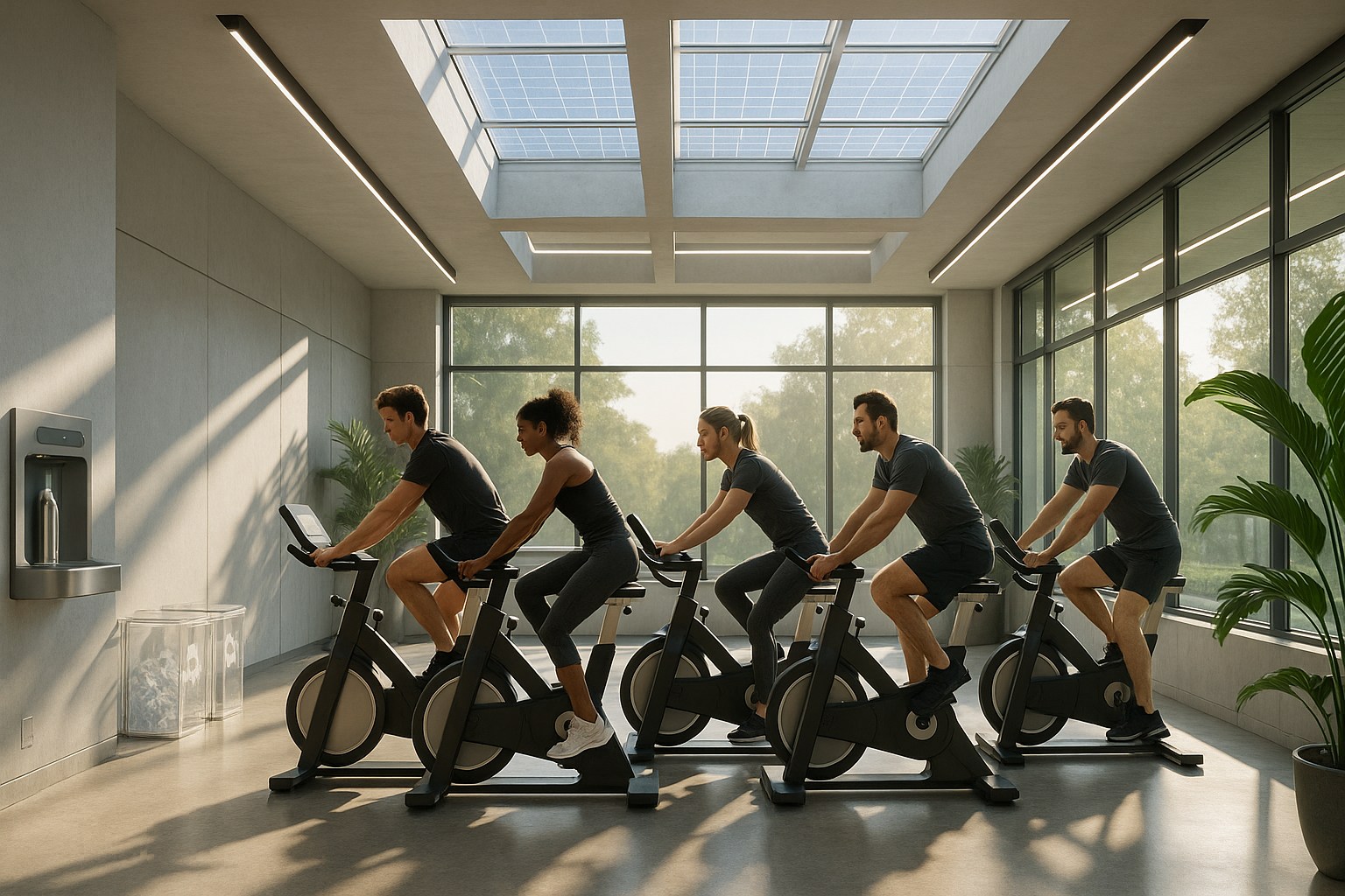 Salle de sport écologique: guide 30–60–90 jours