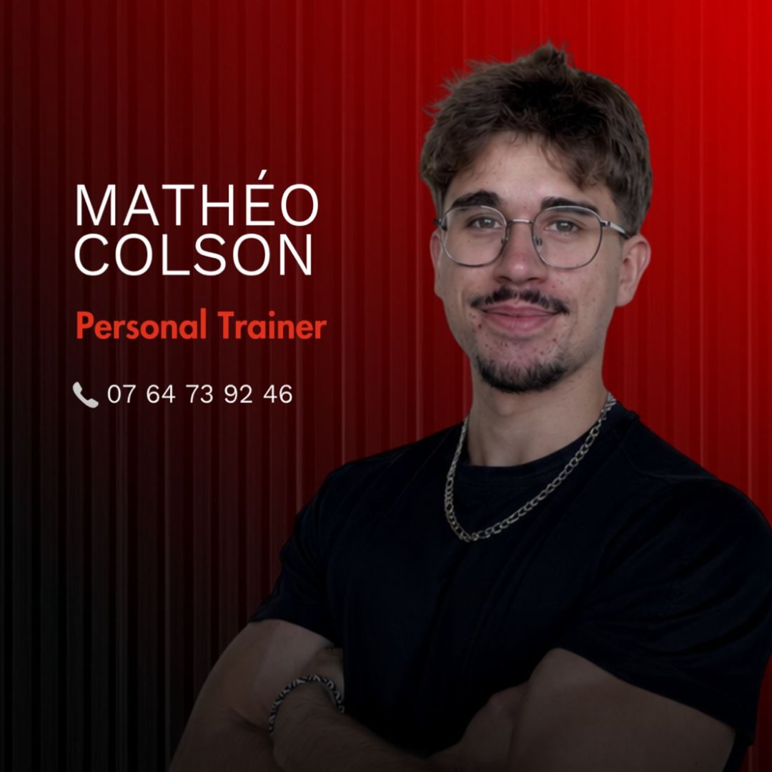 Mathéo Colson - Coach Transformation Physique